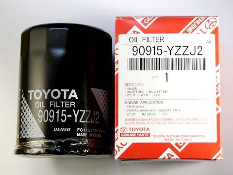 TOYOTA 90915YZZJ2 - Фильтр масляный Toyota RAV 4 1994-2000 Toyota RAV 4 2006-2013 Toyota RAV 4 2000-2005 Toyota Yaris 19 autosila-amz.com