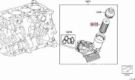 TOYOTA 04152WAA01 - Масляный фильтр autosila-amz.com