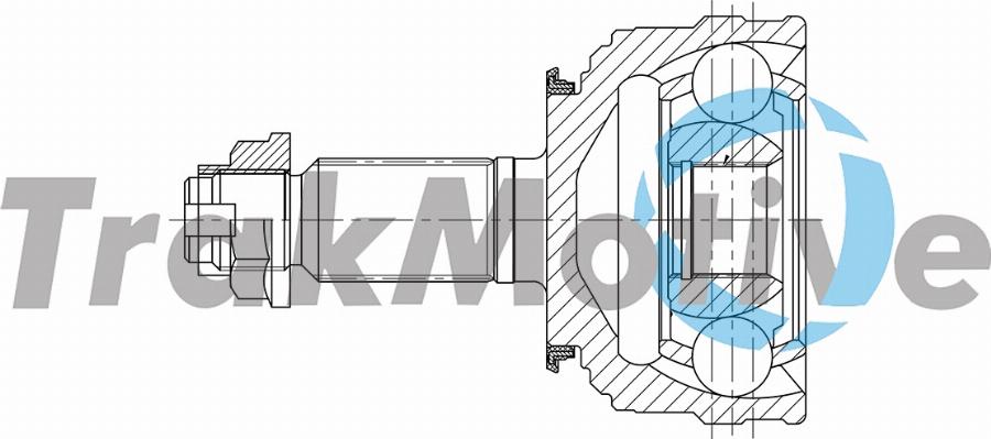 TrakMotive 40-0934 - Шарнирный комплект, ШРУС, приводной вал autosila-amz.com