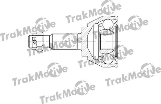 TrakMotive 40-0593 - Шарнирный комплект, ШРУС, приводной вал autosila-amz.com