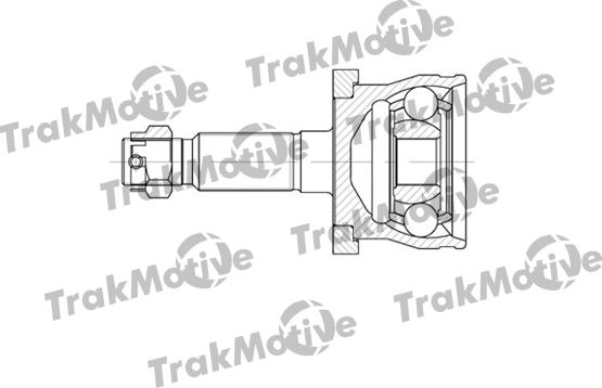 TrakMotive 40-0587 - Шарнирный комплект, ШРУС, приводной вал autosila-amz.com