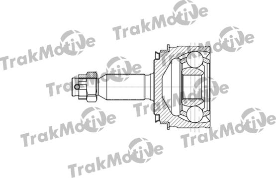 TrakMotive 40-0690 - Шарнирный комплект, ШРУС, приводной вал autosila-amz.com