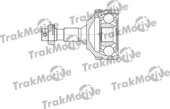 TrakMotive 40-0646 - Шарнирный комплект, ШРУС, приводной вал autosila-amz.com