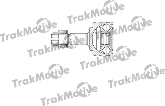 TrakMotive 40-0666 - Шарнирный комплект, ШРУС, приводной вал autosila-amz.com