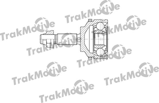 TrakMotive 40-0661 - Шарнирный комплект, ШРУС, приводной вал autosila-amz.com