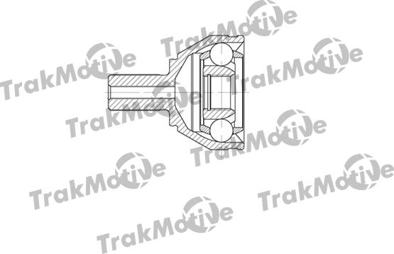 TrakMotive 40-0662 - Шарнирный комплект, ШРУС, приводной вал autosila-amz.com