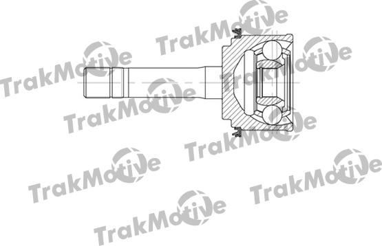 TrakMotive 40-0683 - Шарнирный комплект, ШРУС, приводной вал autosila-amz.com