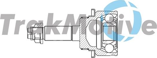 TrakMotive 40-0805 - Шарнирный комплект, ШРУС, приводной вал autosila-amz.com