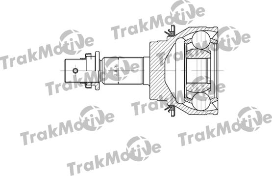 TrakMotive 40-0703 - Шарнирный комплект, ШРУС, приводной вал autosila-amz.com