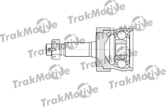 TrakMotive 40-0715 - Шарнирный комплект, ШРУС, приводной вал autosila-amz.com