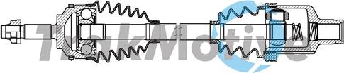 TrakMotive 30-1472 - Приводной вал autosila-amz.com