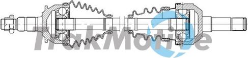 TrakMotive 30-1581 - Приводной вал autosila-amz.com