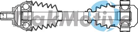 TrakMotive 30-1689 - Приводной вал autosila-amz.com
