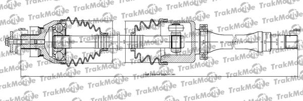 TrakMotive 30-1141 - Приводной вал autosila-amz.com