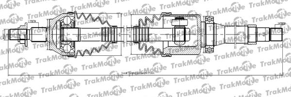 TrakMotive 30-1138 - Приводной вал autosila-amz.com