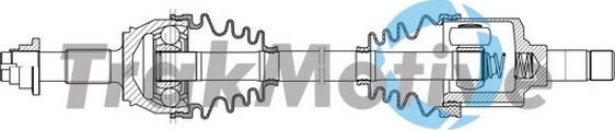 TrakMotive 30-1876 - Приводной вал autosila-amz.com