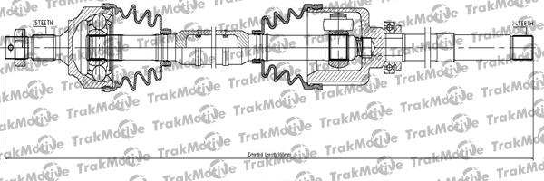 TrakMotive 30-1216 - Приводной вал autosila-amz.com