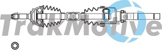 TrakMotive 30-1724 - Приводной вал autosila-amz.com