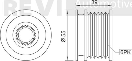 Trevi Automotive AP1002 - Шкив генератора, муфта autosila-amz.com