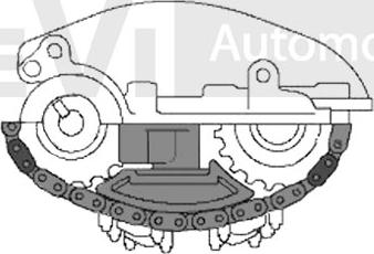 Trevi Automotive KC1033 - Комплект цепи привода распредвала autosila-amz.com