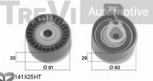 Trevi Automotive KD1475 - Комплект зубчатого ремня ГРМ autosila-amz.com