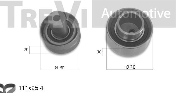 Trevi Automotive KD1103 - Комплект зубчатого ремня ГРМ autosila-amz.com