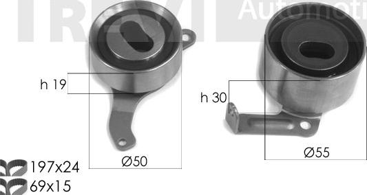 Trevi Automotive KD1395 - Комплект зубчатого ремня ГРМ autosila-amz.com