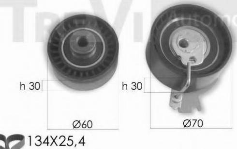 Trevi Automotive KD1364 - Комплект зубчатого ремня ГРМ autosila-amz.com