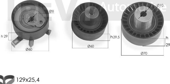 Trevi Automotive KD1281 - Комплект зубчатого ремня ГРМ autosila-amz.com