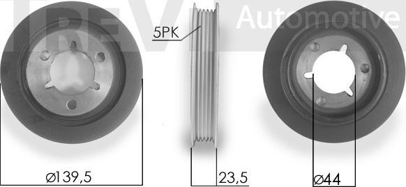 Trevi Automotive PC1211 - Шкив коленчатого вала autosila-amz.com