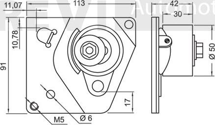 Trevi Automotive TD1643 - Натяжная планка, ремень ГРМ autosila-amz.com