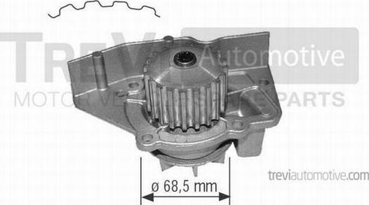 Trevi Automotive TP741 - Водяной насос autosila-amz.com