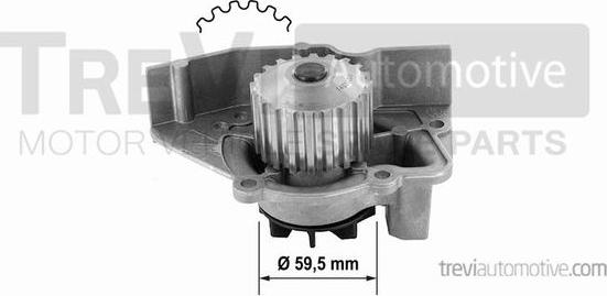 Trevi Automotive TP742 - Водяной насос autosila-amz.com