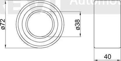 Trevi Automotive WB1265 - Комплект подшипника ступицы колеса autosila-amz.com