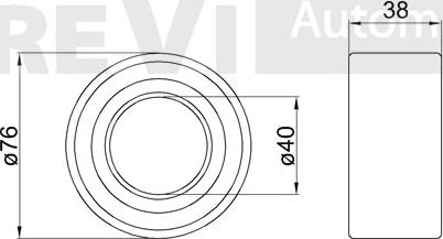 Trevi Automotive WB1263 - Комплект подшипника ступицы колеса autosila-amz.com