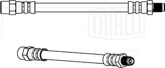 Trialli BF 4801 - шланг тормозной TRIALLI для а/м VW Passat B3/B4 (88-) задний внешний BF 4801 autosila-amz.com