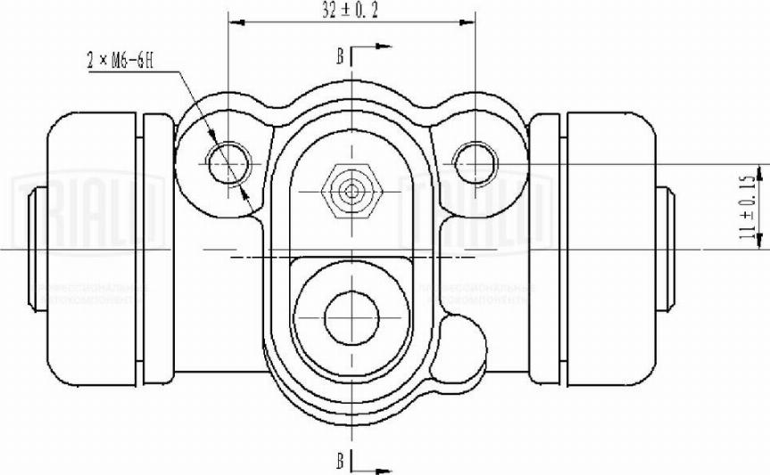 Trialli CF 0110 - Колесный тормозной цилиндр autosila-amz.com