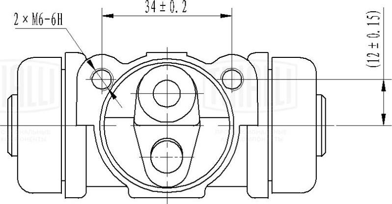 Trialli CF 0307 - Колесный тормозной цилиндр autosila-amz.com