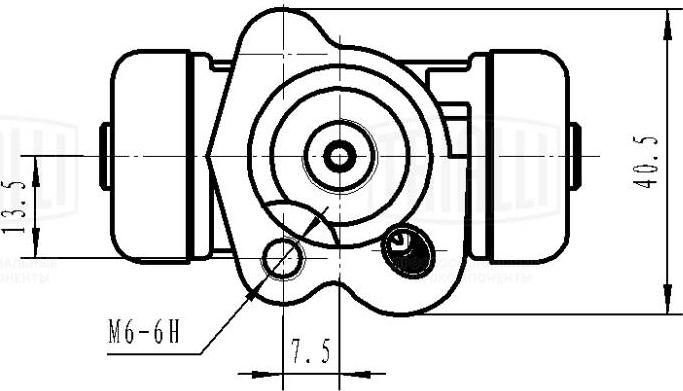 Trialli CF 194101 - Колесный тормозной цилиндр autosila-amz.com