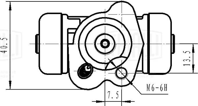 Trialli CF 194102 - Колесный тормозной цилиндр autosila-amz.com
