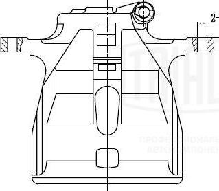 Trialli CF 190610 - Тормозной суппорт autosila-amz.com