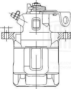 Trialli CF 182014 - Тормозной суппорт autosila-amz.com