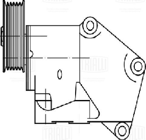 Trialli CM 5501 - Натяжитель, поликлиновый ремень autosila-amz.com