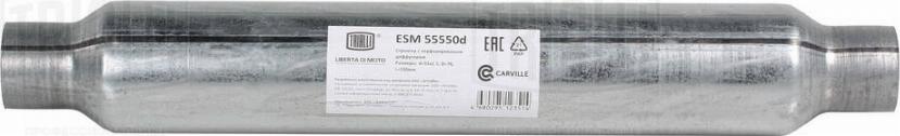 Trialli ESM 55550d - Средний глушитель выхлопных газов, универсальный autosila-amz.com