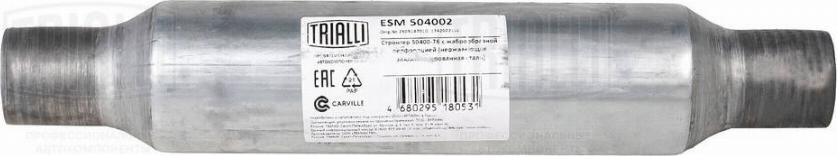 Trialli ESM 504002 - Средний глушитель выхлопных газов, универсальный autosila-amz.com