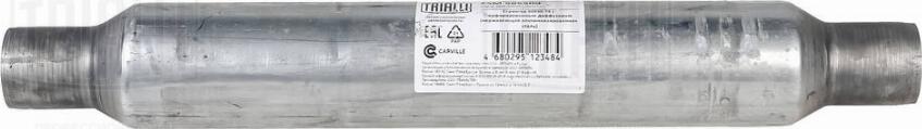 Trialli ESM 50550d - Средний глушитель выхлопных газов, универсальный autosila-amz.com