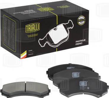 Trialli PF 4101 - Тормозные колодки, дисковые, комплект autosila-amz.com