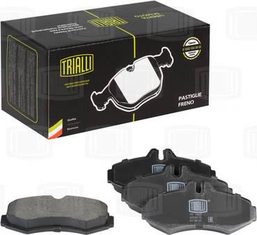 Trialli PF 1502 - Тормозные колодки, дисковые, комплект autosila-amz.com