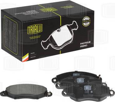 Trialli PF 1041 - Тормозные колодки, дисковые, комплект autosila-amz.com