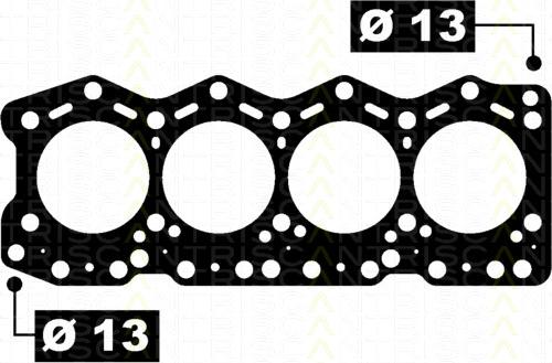 Triscan 501-2504 - Прокладка, головка цилиндра autosila-amz.com